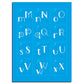 Kit Mini Stencil Litoarte STMI2-001 4,5cm Alfabeto Lettering 36 peças - Palácio da Arte