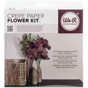 Kit para Fazer Flores WER419 Marrom - Palácio da Arte
