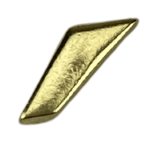 Letra Acento Agudo em Metal Dourado 1x0,4cm - Palácio da Arte