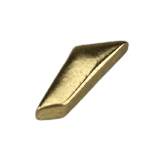 Letra Acento Agudo em Metal Dourado 1x0,4cm - Palácio da Arte