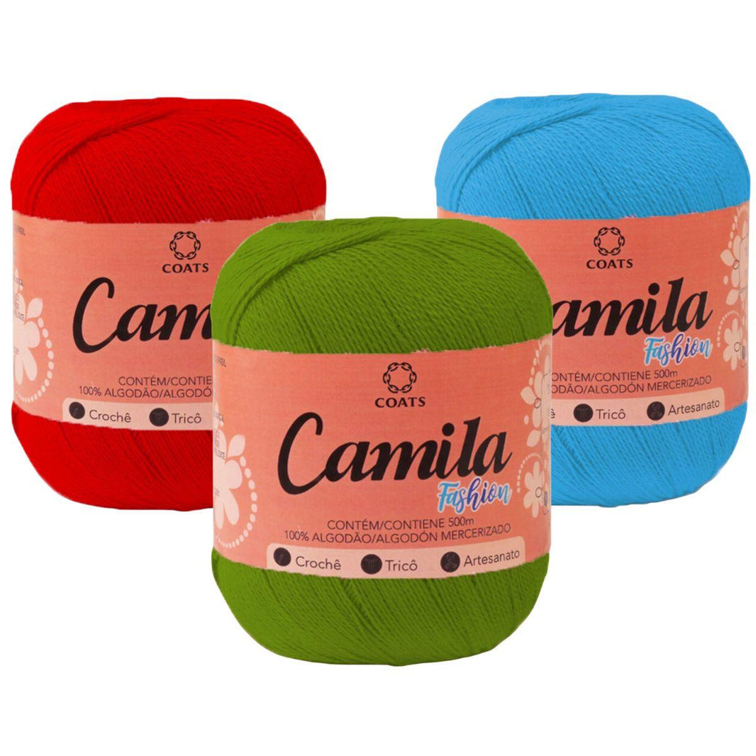 Linha Camila Fashion 500m com 150g em Algodão - Palácio da Arte