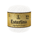 Linha Esterlina 10 Algodão Premium 480 metros - Branco - Palácio da Arte