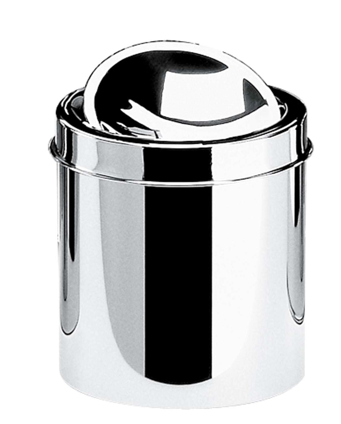 Lixeira Brinox Inox com Tampa Basculante 5,4 Litros Decorline 3032/202 - Palácio da Arte