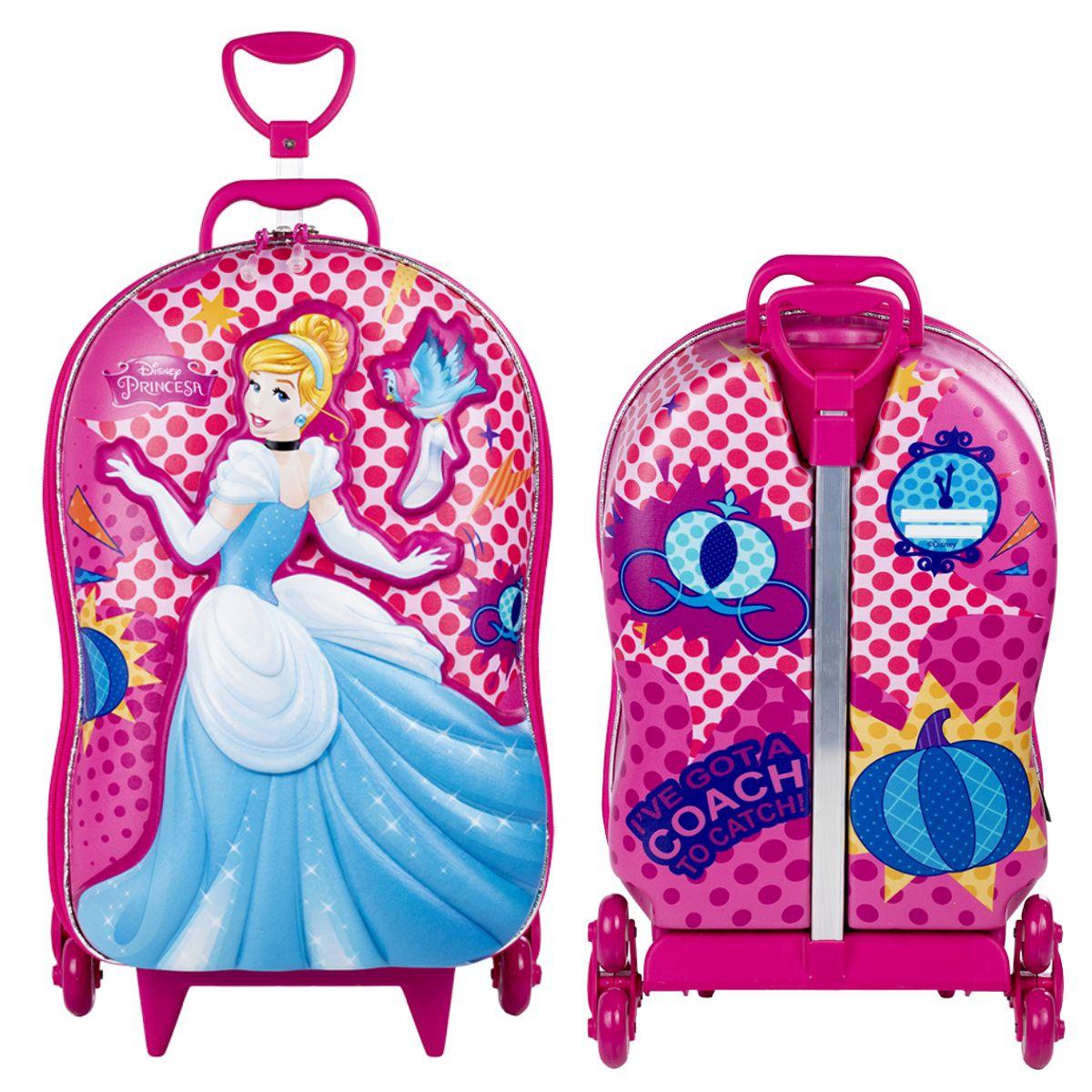 Mala Infantil MaxToy Princesa da Disney Cinderela - Palácio da Arte