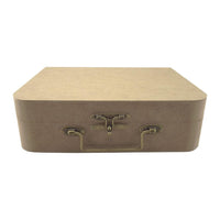 Maleta Decorativa em MDF com Fecho e Alça Metal 24,3x34,3x10,5cm - Palácio da Arte