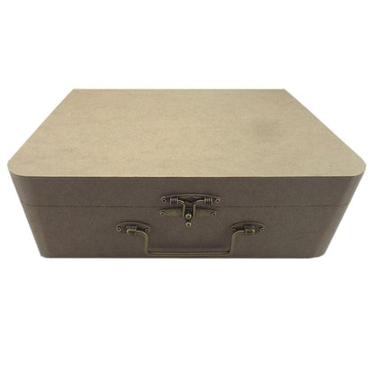 Maleta Decorativa em MDF com Fecho e Alça Metal 28,8x20,5x8,5 - Palácio da Arte