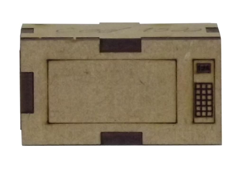 Microondas Miniaturas 15x6cm em MDF - Palácio da Arte