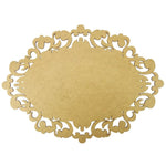 Moldura Oval Colonial 15x10,7cm em MDF - Palácio da Arte