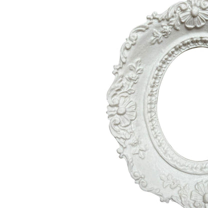 Moldura Oval Espanha 10,5x12cm Resina - Palácio da Arte