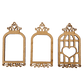 Moldura para Shaker Box Gaiola Coração 10x5cm em MDF - Palácio da Arte