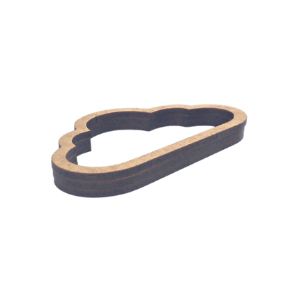 Moldura para Shaker Box Nuvem 5x8cm em MDF - Palácio da Arte