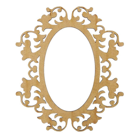 Moldura Provençal Recorte 22x19cm em MDF - Palácio da Arte