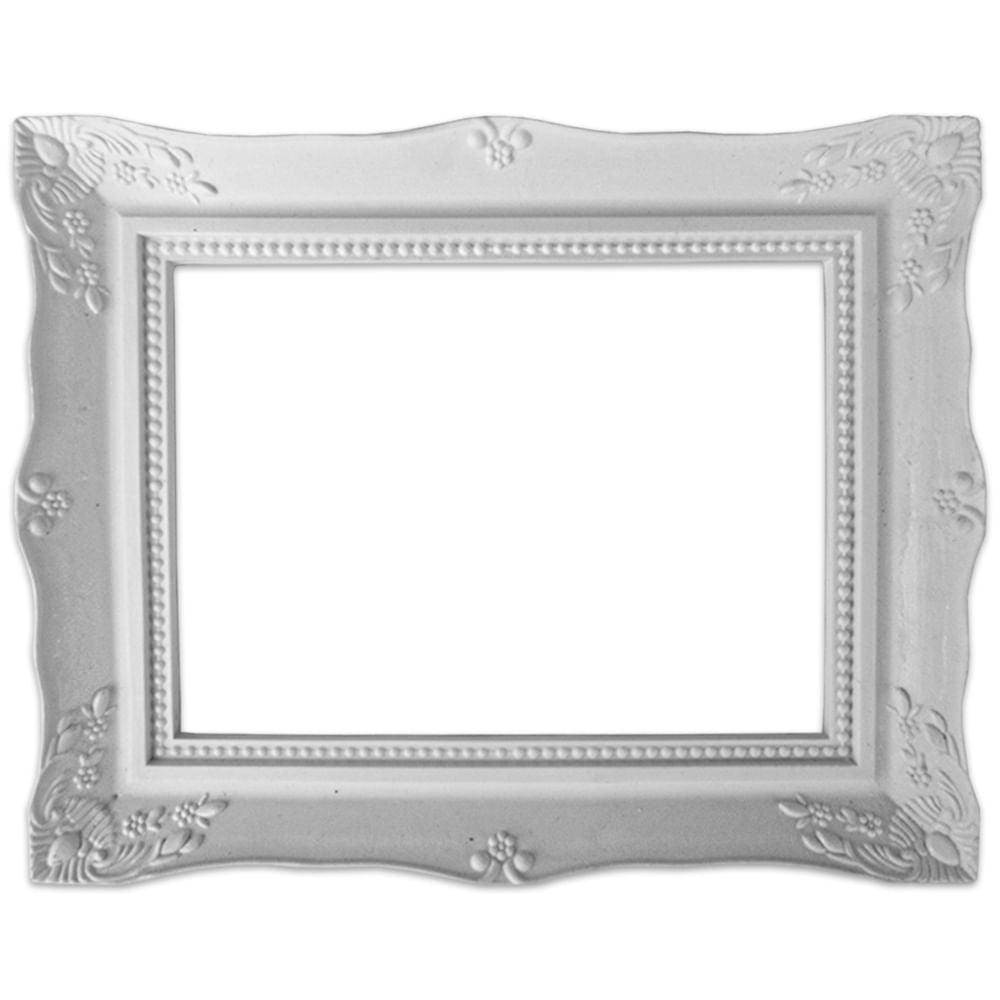 Moldura Retangular Bogotá 24,7x20cm Resina - Palácio da Arte