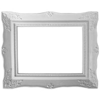 Moldura Retangular Bogotá 24,7x20cm Resina - Palácio da Arte