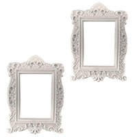Moldura Retangular Egito 10,2x7,2cm com 2 unidades Resina - Palácio da Arte