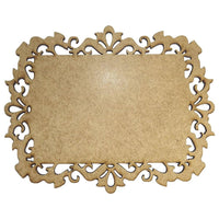 Moldura Retangular Imperial 15x12cm em MDF - Palácio da Arte