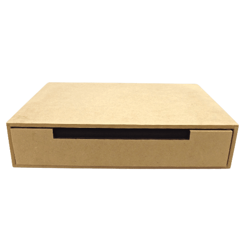 Organizador de Mesa com 1 Gaveta em MDF 7x23x33cm - Palácio da Arte