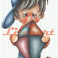 Papel Arte Francesa 10x25 LFP-55 Menino com Pipa Litocart - Palácio da Arte