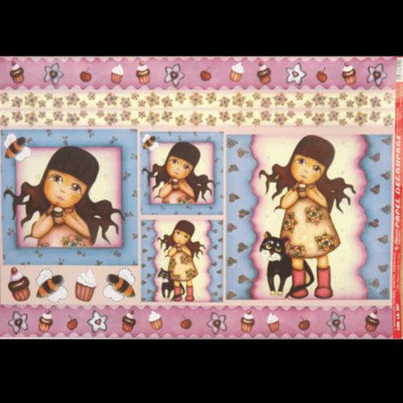 Papel Decoupage 34x48 LD-397 Menina e Doces Litocart - Palácio da Arte