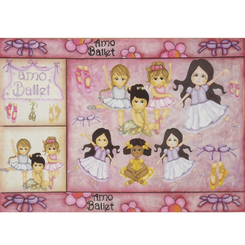 Papel Decoupage 34x48 LD-464 Amo Ballet Litocart - Palácio da Arte