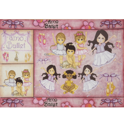 Papel Decoupage 34x48 LD-464 Amo Ballet Litocart - Palácio da Arte