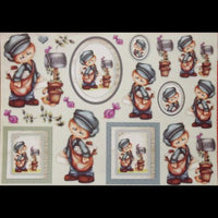 Papel Decoupage 34x48 LD-586 Menino Carteiro Litocart - Palácio da Arte