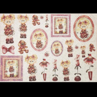 Papel Decoupage 34x48 LD-590 Menina com Urso Litocart - Palácio da Arte
