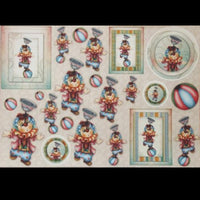 Papel Decoupage 34x48 LD-606 Palhaço Malabarista Litocart - Palácio da Arte