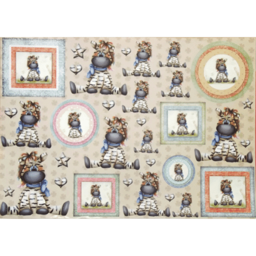 Papel Decoupage 34x48 LD-648 Zebrinha Litocart - Palácio da Arte