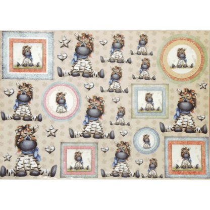 Papel Decoupage 34x48 LD-648 Zebrinha Litocart - Palácio da Arte