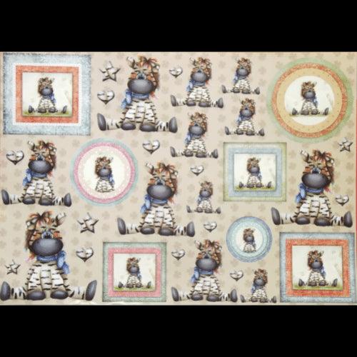 Papel Decoupage 34x48 LD-648 Zebrinha Litocart - Palácio da Arte