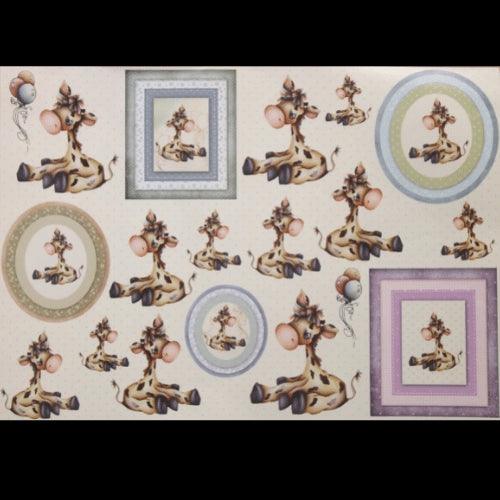 Papel Decoupage 34x48 LD-649 Girafinha Litocart - Palácio da Arte