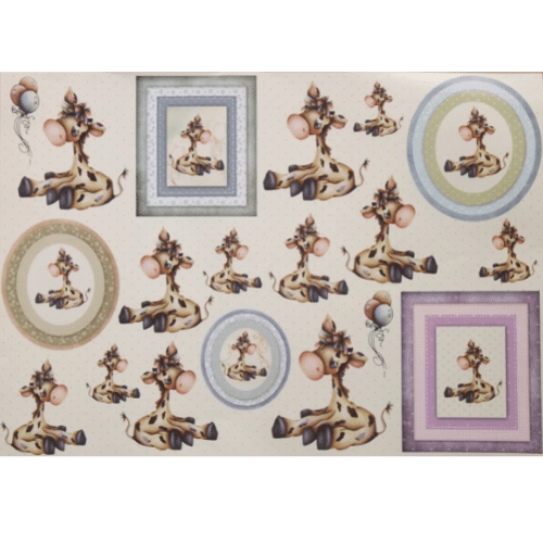 Papel Decoupage 34x48 LD-649 Girafinha Litocart - Palácio da Arte