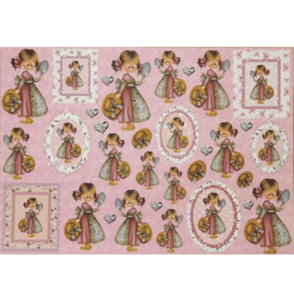 Papel Decoupage 34x48 LD-664 Menina com Vestido Litocart - Palácio da Arte