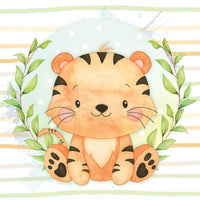 Papel Decoupage Adesiva Litoarte DAX-196 Meu Safari Tigre 10x10cm - Palácio da Arte