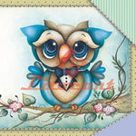 Papel Decoupage Adesivo 10x10 LAX-131 Coruja Litocart - Palácio da Arte
