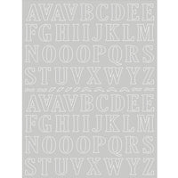 Papel Laminado Litoarte LFDL2-002 Letras Prata 16x21cm - Palácio da Arte