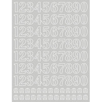 Papel Laminado Litoarte LFDL2-004 Números Prata 16x21cm - Palácio da Arte
