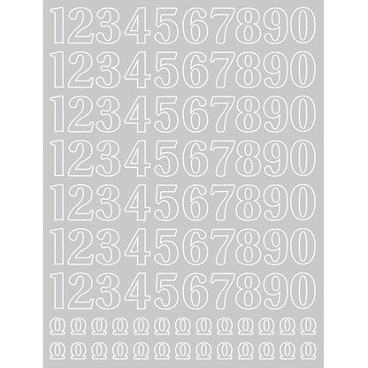 Papel Laminado Litoarte LFDL2-004 Números Prata 16x21cm - Palácio da Arte