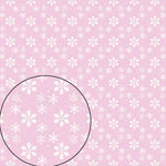 Papel Scrapbook 30x30 LSC-236 Floco de Neve Branco e Rosa Litocart - Palácio da Arte