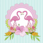 Papel Scrapbook 30x30 LSCE-006 Guirlanda Flamingos Litocart - Palácio da Arte