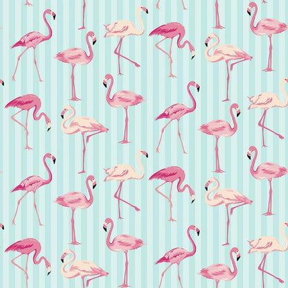 Papel Scrapbook 30x30 LSCE-007 Flamingos e Listras Litocart - Palácio da Arte