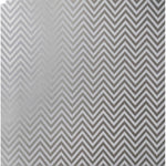 Papel Scrapbook 30x30 LSCPL-020 Perolizado Chevron Prata Litocart - Palácio da Arte