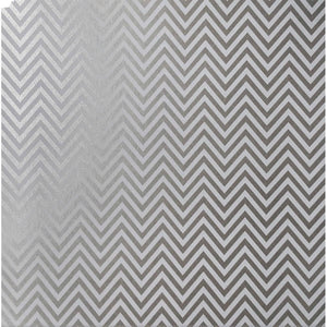 Papel Scrapbook 30x30 LSCPL-020 Perolizado Chevron Prata Litocart - Palácio da Arte