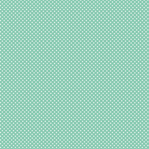 Papel Scrapbook Essencial Litoarte SE-004 Poá Branco e Verde 30,5x30,5cm - Palácio da Arte