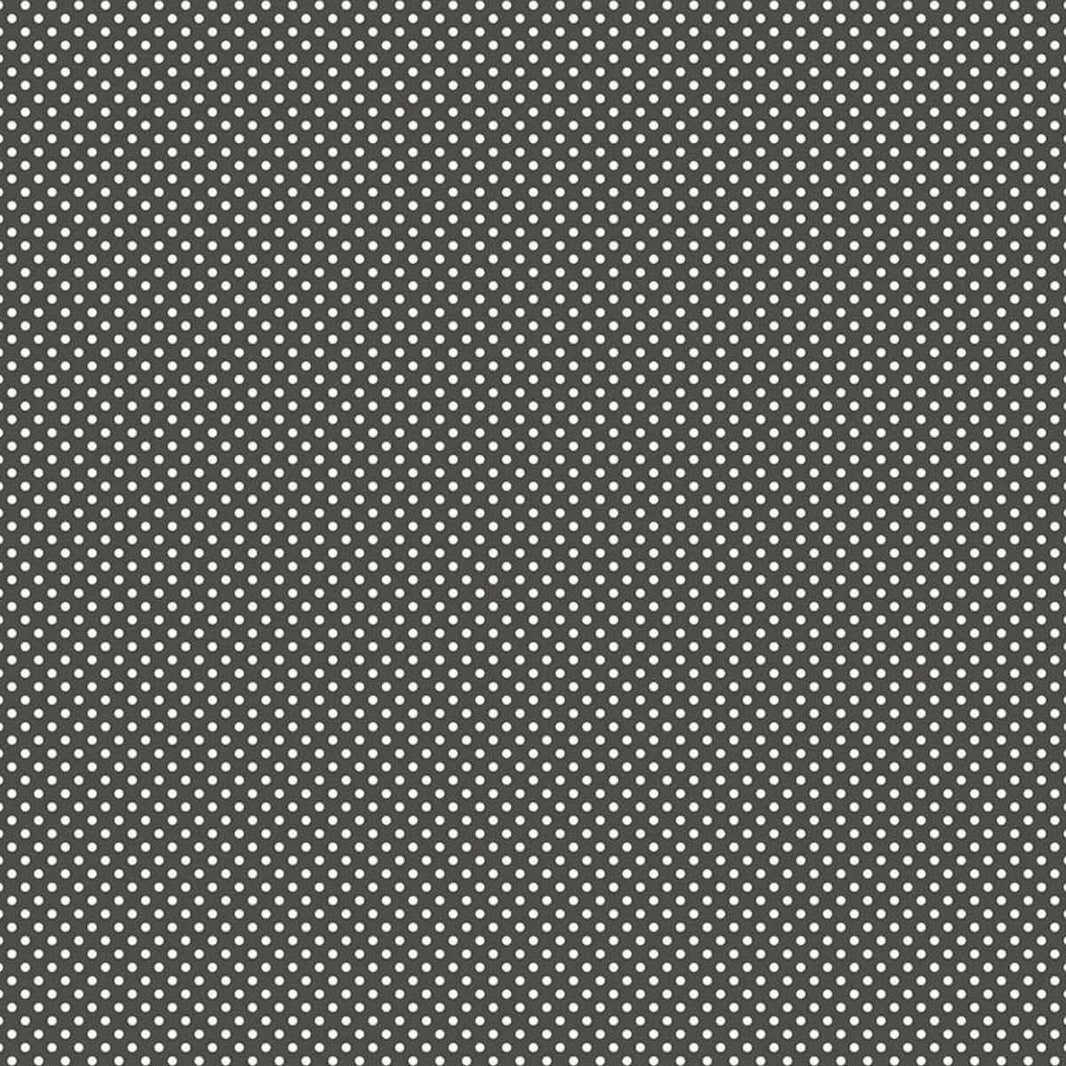Papel Scrapbook Essencial Litoarte SE-005 Poá Branco e Preto 30,5x30,5cm - Palácio da Arte