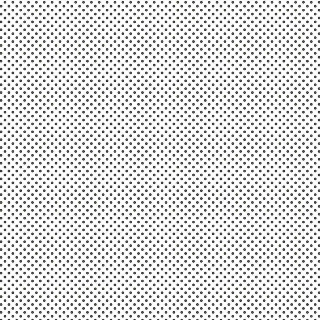 Papel Scrapbook Essencial Litoarte SE-006 Poá Preto e Branco 30,5x30,5cm - Palácio da Arte