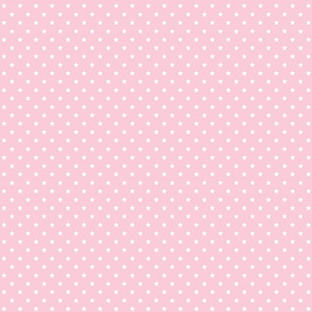 Papel Scrapbook Essencial Litoarte SE-009 Estrelinhas Branco e Rosa 30,5x30,5cm - Palácio da Arte