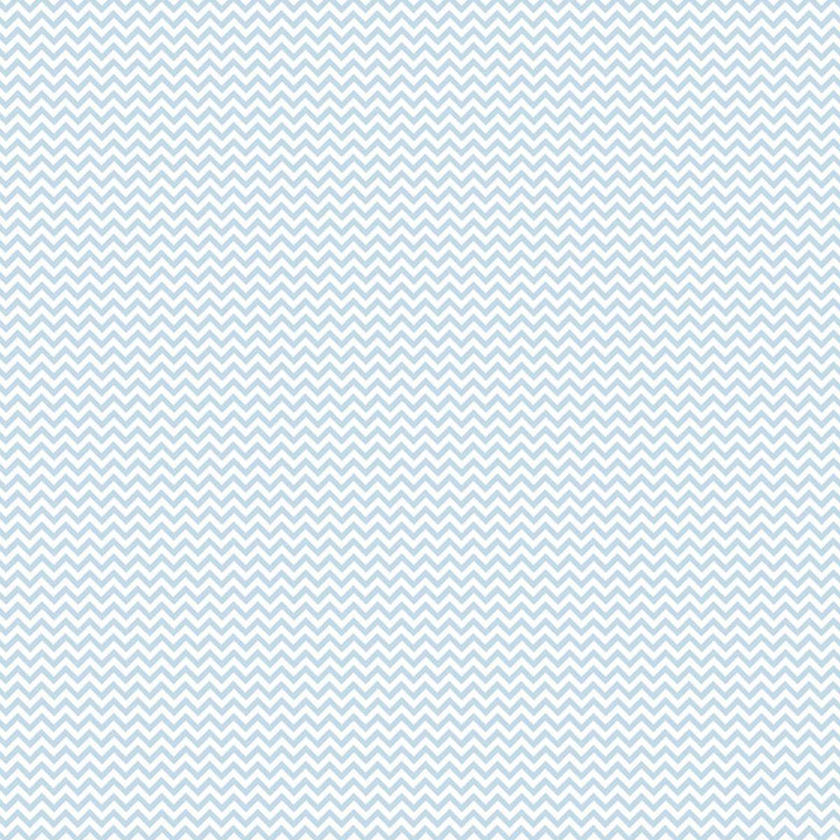 Papel Scrapbook Essencial Litoarte SE-010 Chevron Azul e Branco 30,5x30,5cm - Palácio da Arte