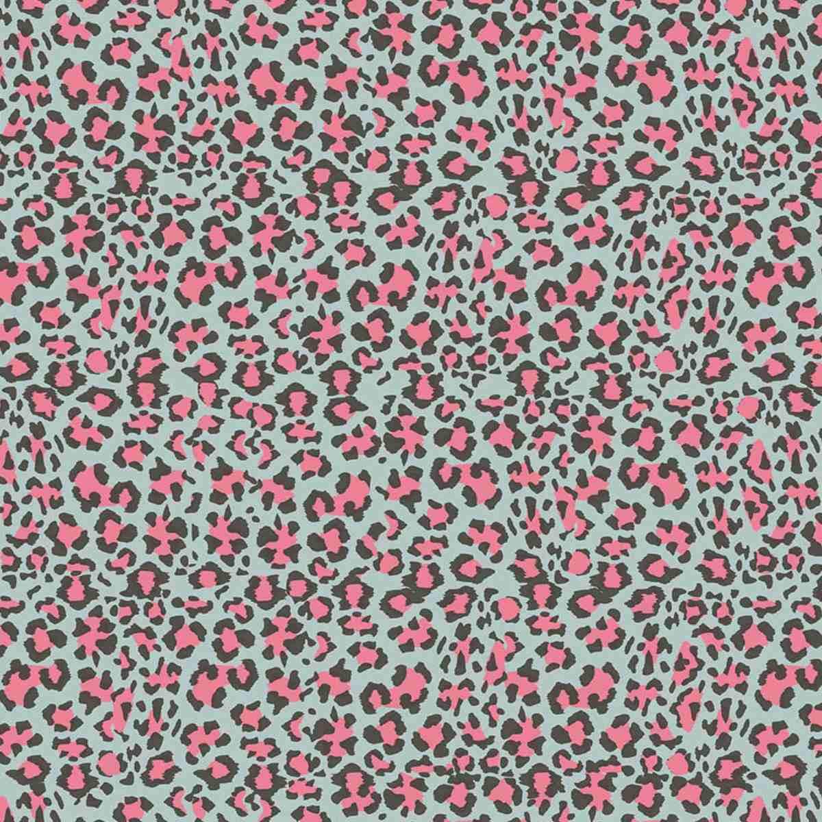 Papel Scrapbook Essencial Litoarte SE-014 Estampa de Tigre Verde e Rosa 30,5x30,5cm - Palácio da Arte
